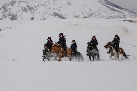 Border Patrol in Xinjiang