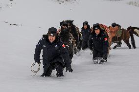 Border Patrol in Xinjiang