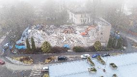 Demolishing a building