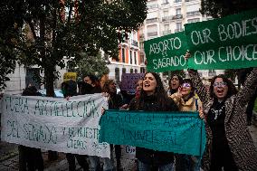 Rally Against The Anti-Abortion Summit - Spain