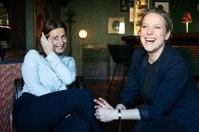 Portrait of Marine Tondelier and Lucie Castets - Paris