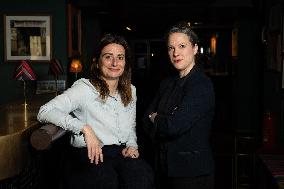 Portrait of Marine Tondelier and Lucie Castets - Paris