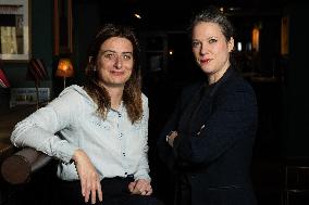 Portrait of Marine Tondelier and Lucie Castets - Paris