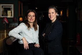 Portrait of Marine Tondelier and Lucie Castets - Paris