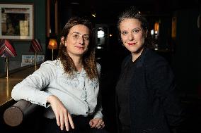 Portrait of Marine Tondelier and Lucie Castets - Paris