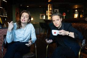 Portrait of Marine Tondelier and Lucie Castets - Paris