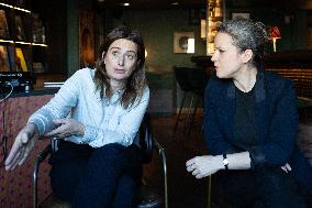 Portrait of Marine Tondelier and Lucie Castets - Paris