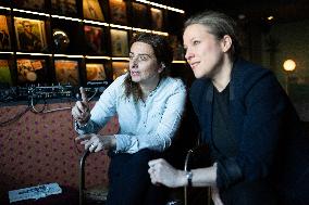 Portrait of Marine Tondelier and Lucie Castets - Paris