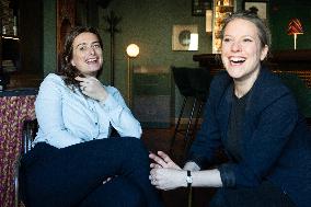 Portrait of Marine Tondelier and Lucie Castets - Paris