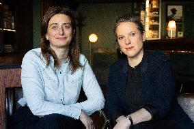 Portrait of Marine Tondelier and Lucie Castets - Paris