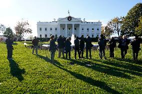 White House Holiday Decor Preview - Washington