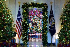 White House Holiday Decor Preview - Washington