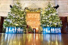 White House Holiday Decor Preview - Washington