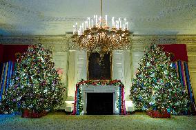 White House Holiday Decor Preview - Washington