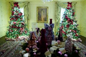 White House Holiday Decor Preview - Washington