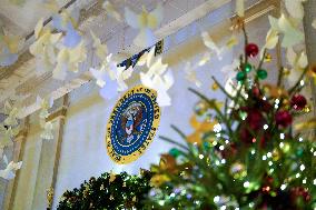 White House Holiday Decor Preview - Washington