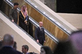 President Macron Arrives At Riyadh