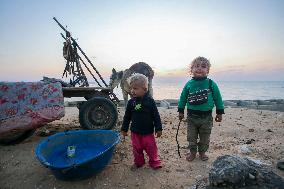 Displaced Palestinians in Deir al-Balah - Palestine