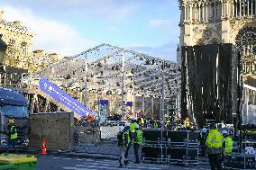 Notre Dame De Paris Prepares For Reopening - Paris