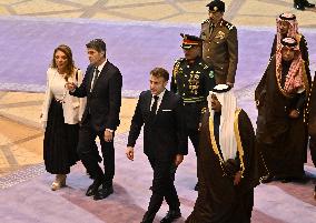 State Visit of Emmanuel Macron to The Kingdom of Saudi Arabia - Riyadh