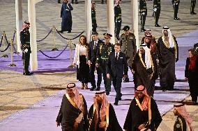 State Visit of Emmanuel Macron to The Kingdom of Saudi Arabia - Riyadh