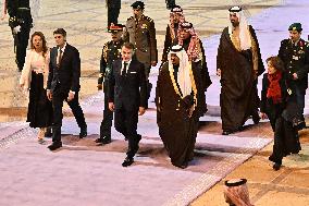 State Visit of Emmanuel Macron to The Kingdom of Saudi Arabia - Riyadh