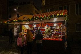 Nuremberg Christmas Market With Stall From ​I​srael