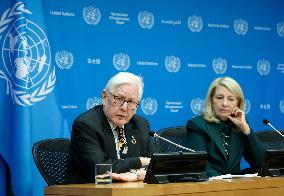 NY: UN Press Conference On The Unrest In Haiti