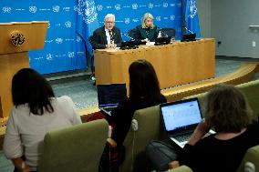 NY: UN Press Conference On The Unrest In Haiti