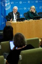 NY: UN Press Conference On The Unrest In Haiti