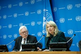 NY: UN Press Conference On The Unrest In Haiti