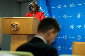 NY: Ambassador Linda Thomas-Greenfield, Pres Conference