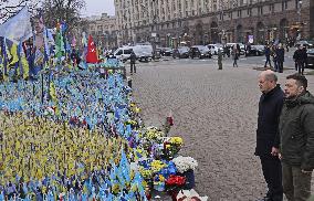 Zelenskyy and Scholz in Kyiv