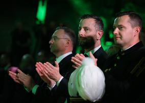 President Duda Marks Miners’ Day At Historic Wieliczka Salt Mine