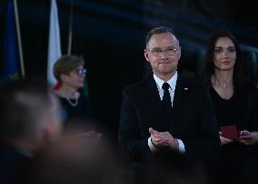 President Duda Marks Miners’ Day At Historic Wieliczka Salt Mine