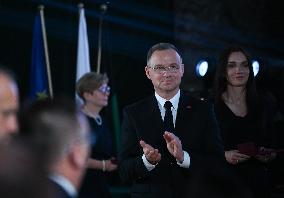 President Duda Marks Miners’ Day At Historic Wieliczka Salt Mine