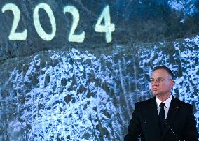 President Duda Marks Miners’ Day At Historic Wieliczka Salt Mine