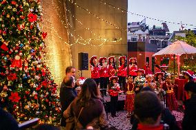 Christmas Tree Lighting Ceremony In Nepal