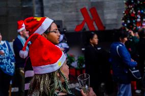 Christmas Tree Lighting Ceremony In Nepal