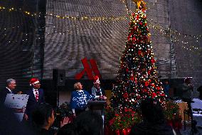 Christmas Tree Lighting Ceremony In Nepal