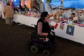 Christmas Bazaar In Tláhuac, Mexico City