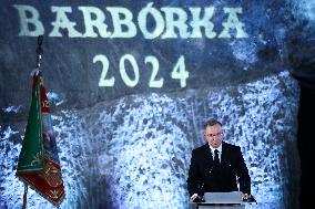 President Andrzej Duda During The Celebration Of Saint Barbara's Day In Wieliczka