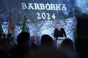 President Andrzej Duda During The Celebration Of Saint Barbara's Day In Wieliczka