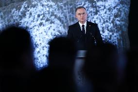 President Andrzej Duda During The Celebration Of Saint Barbara's Day In Wieliczka