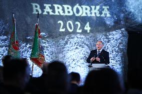 President Andrzej Duda During The Celebration Of Saint Barbara's Day In Wieliczka