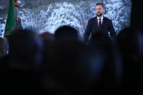 President Andrzej Duda During The Celebration Of Saint Barbara's Day In Wieliczka