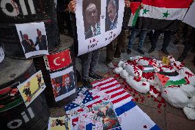 Protest Against President Erdogan In Tehran