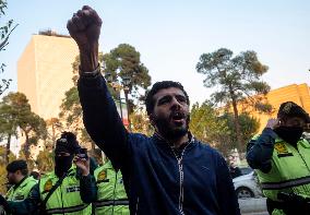 Protest Against President Erdogan In Tehran