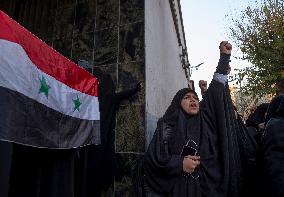 Protest Against President Erdogan In Tehran