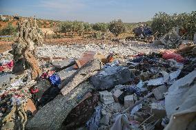 Russian Airstrikes Hit Idlib Region - Syria